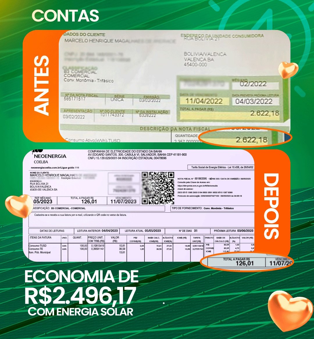 Site Prova social
